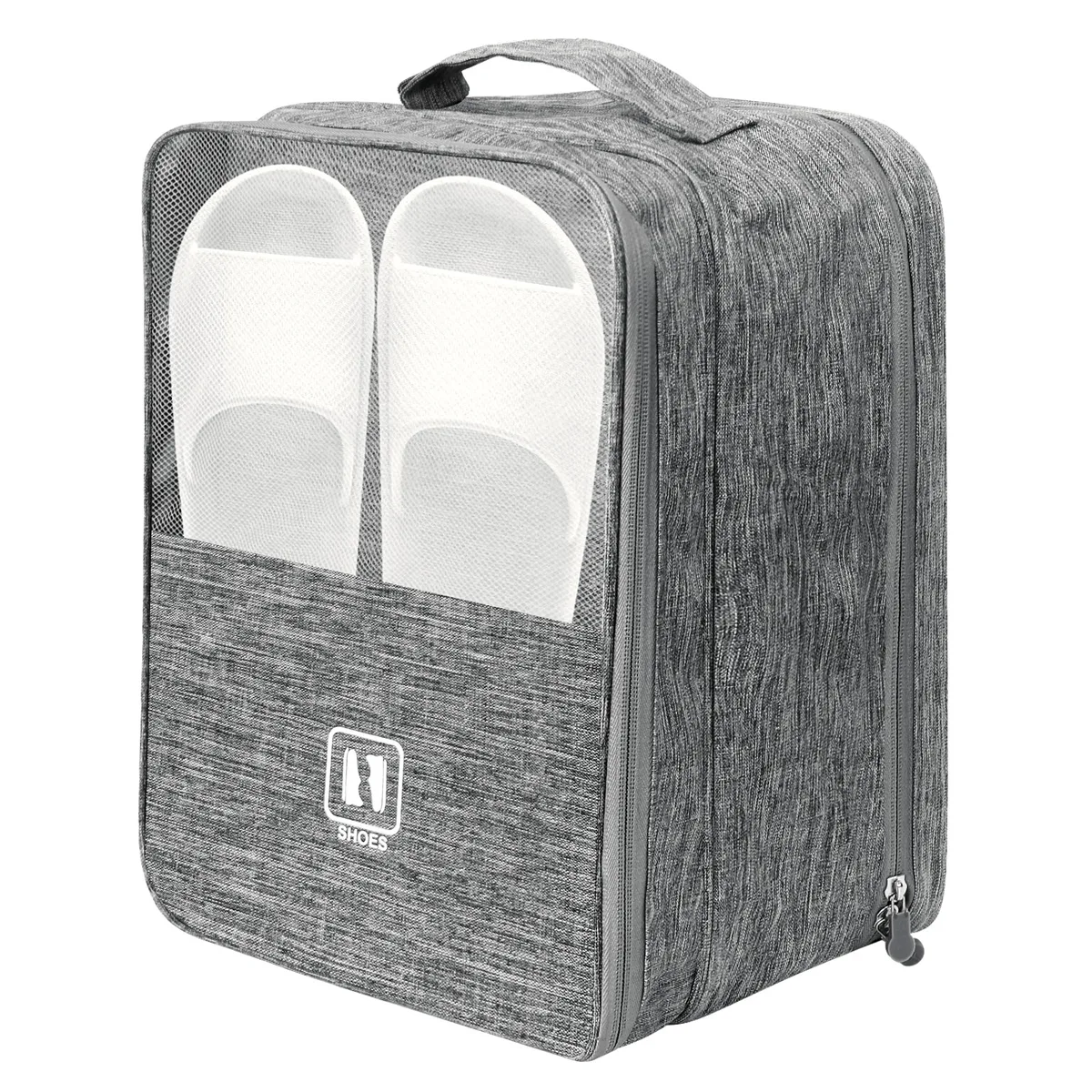 Grey Travel Shoe Bag